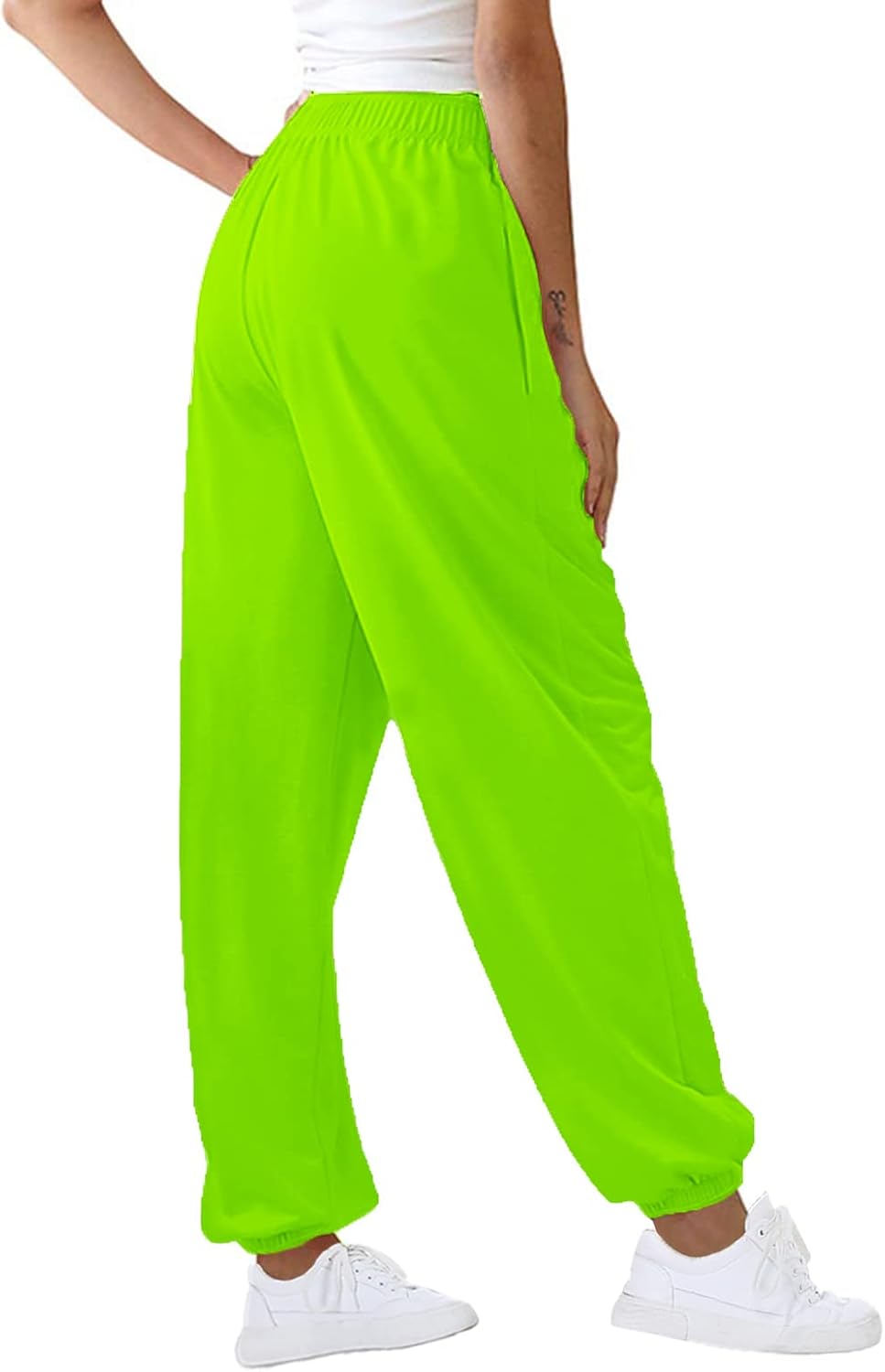womens baggy sweatpants with pockets and slit
