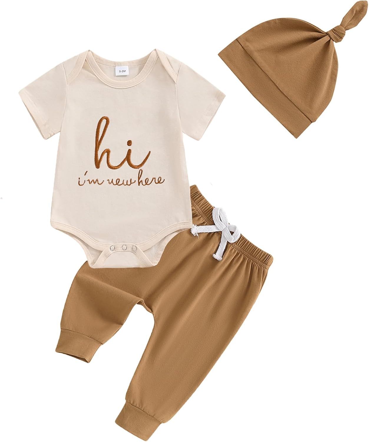 Newborn Boy Romper Set - Coming Home with Style