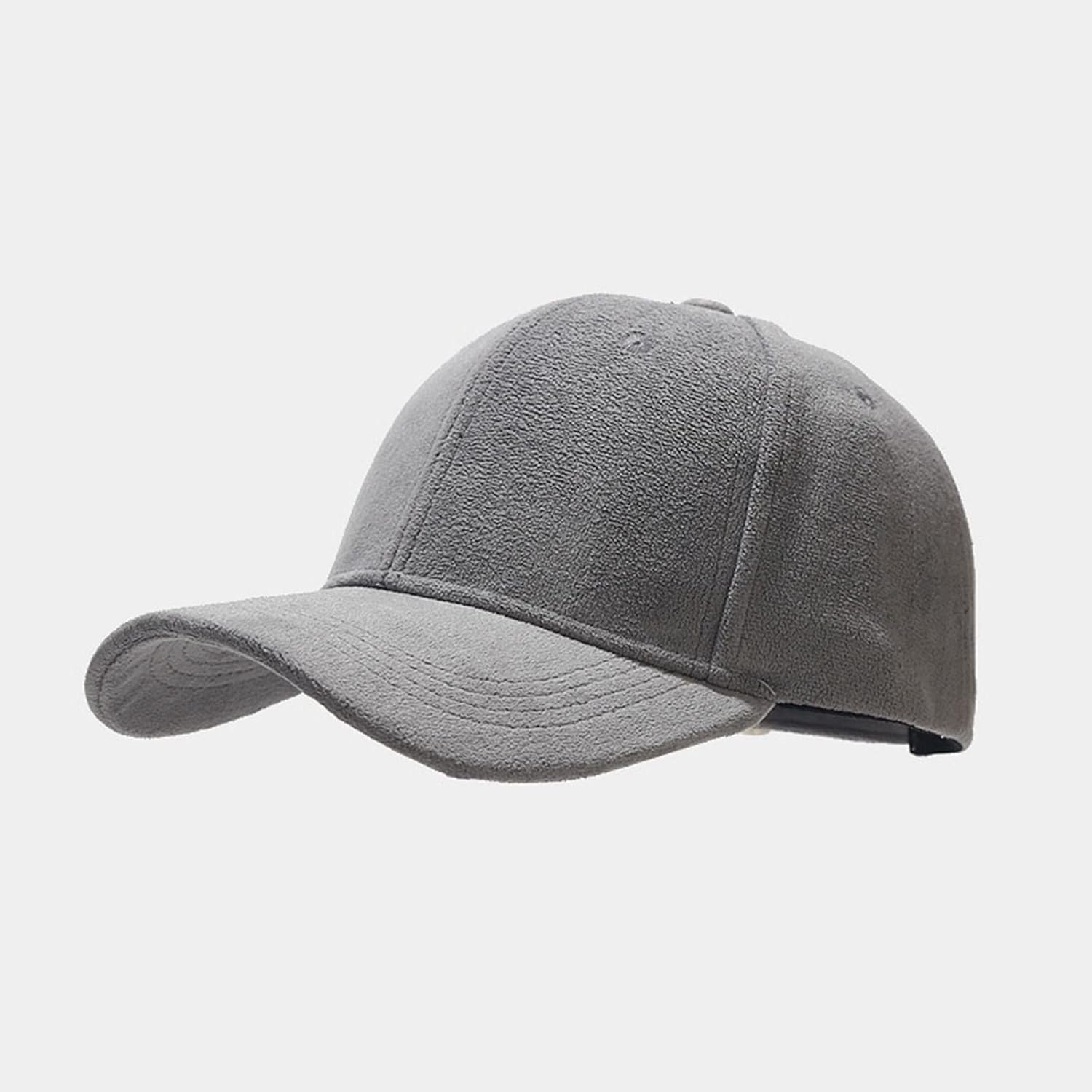 Adjustable Faux Suede Baseball Cap
