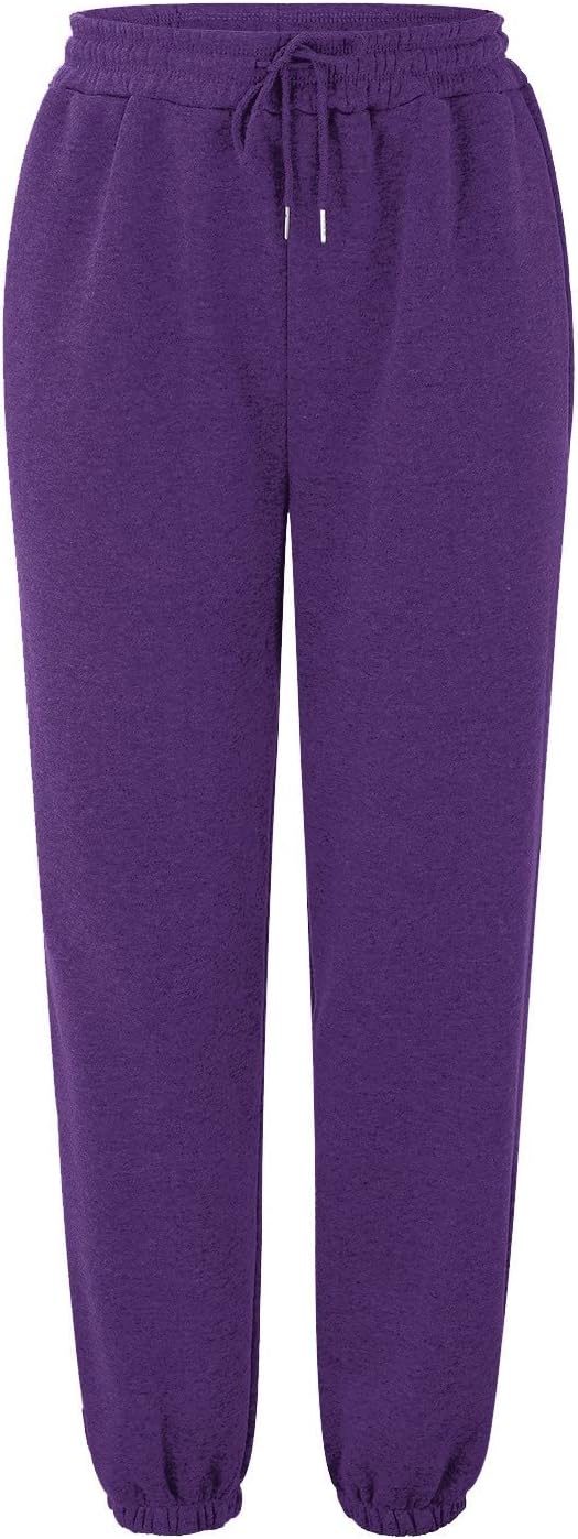 High-Waisted Womens Jogger Sweatpants with Pockets for Comfort and Style