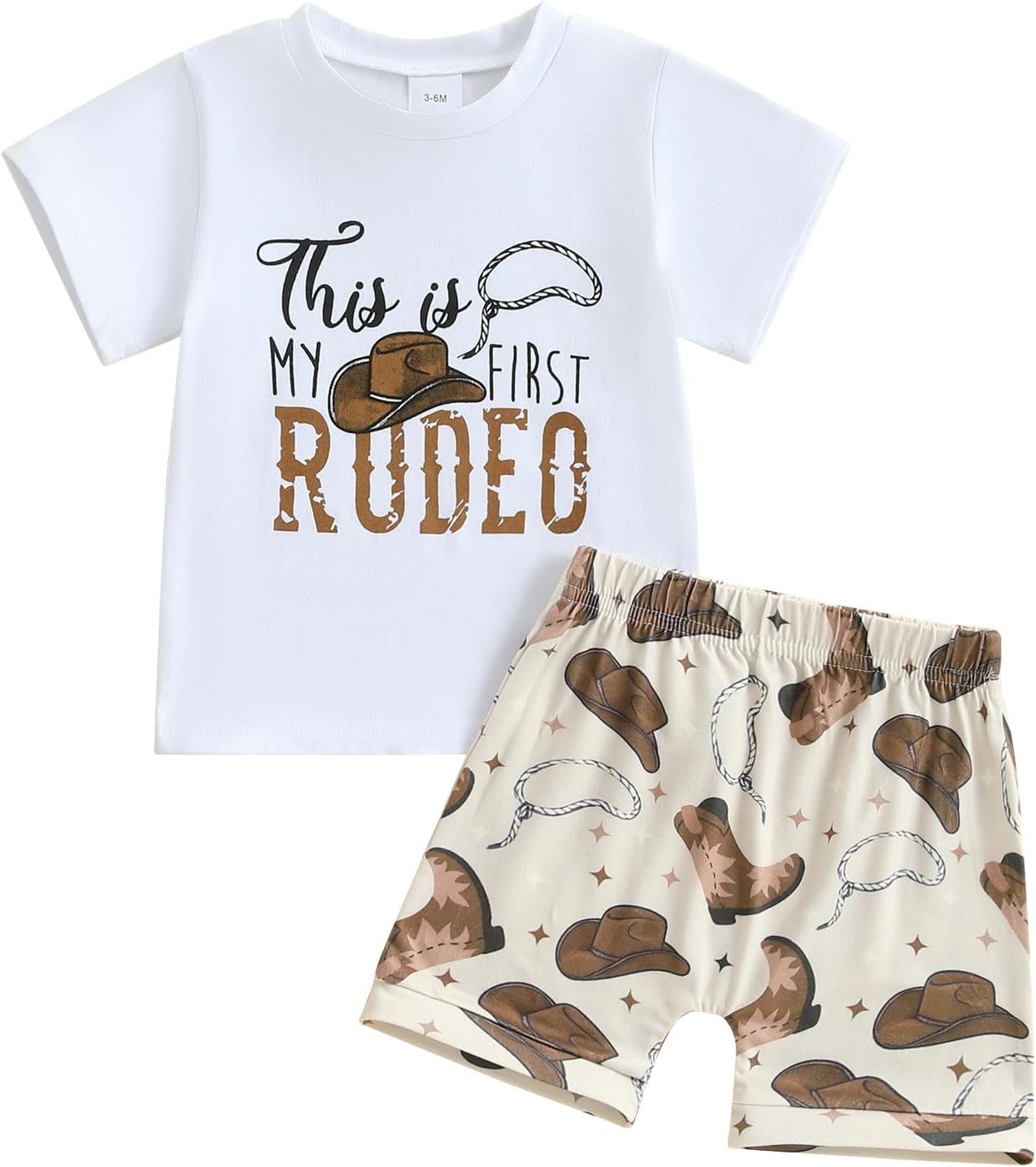 Fun Rodeo-Inspired Baby Boy Outfit Set