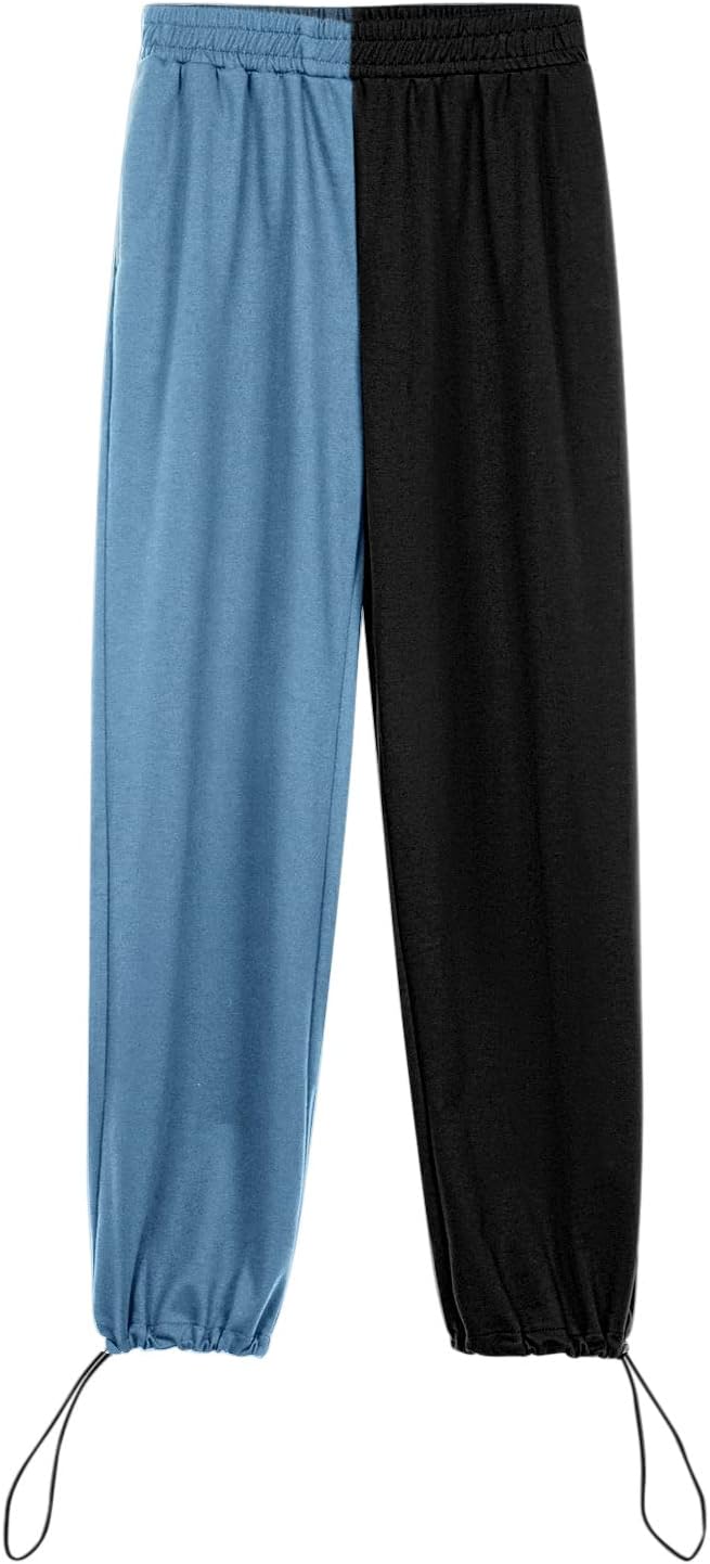 Womens Baggy High Waisted Sweatpants with Pockets 1