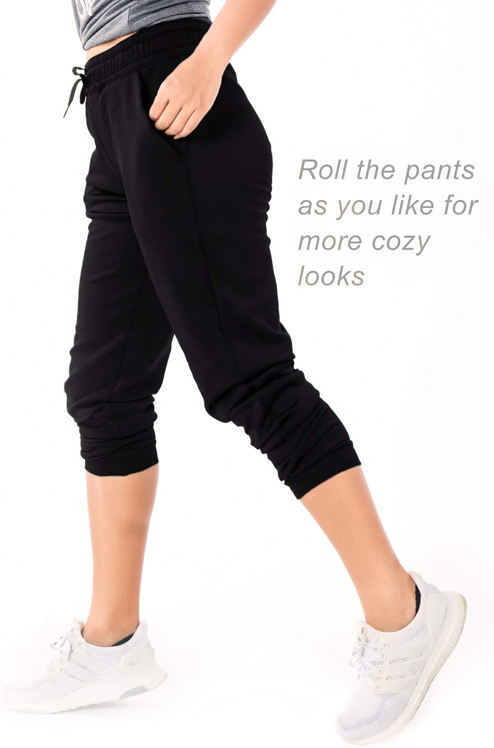 Yogipace Womens High Waist Fleece Joggers