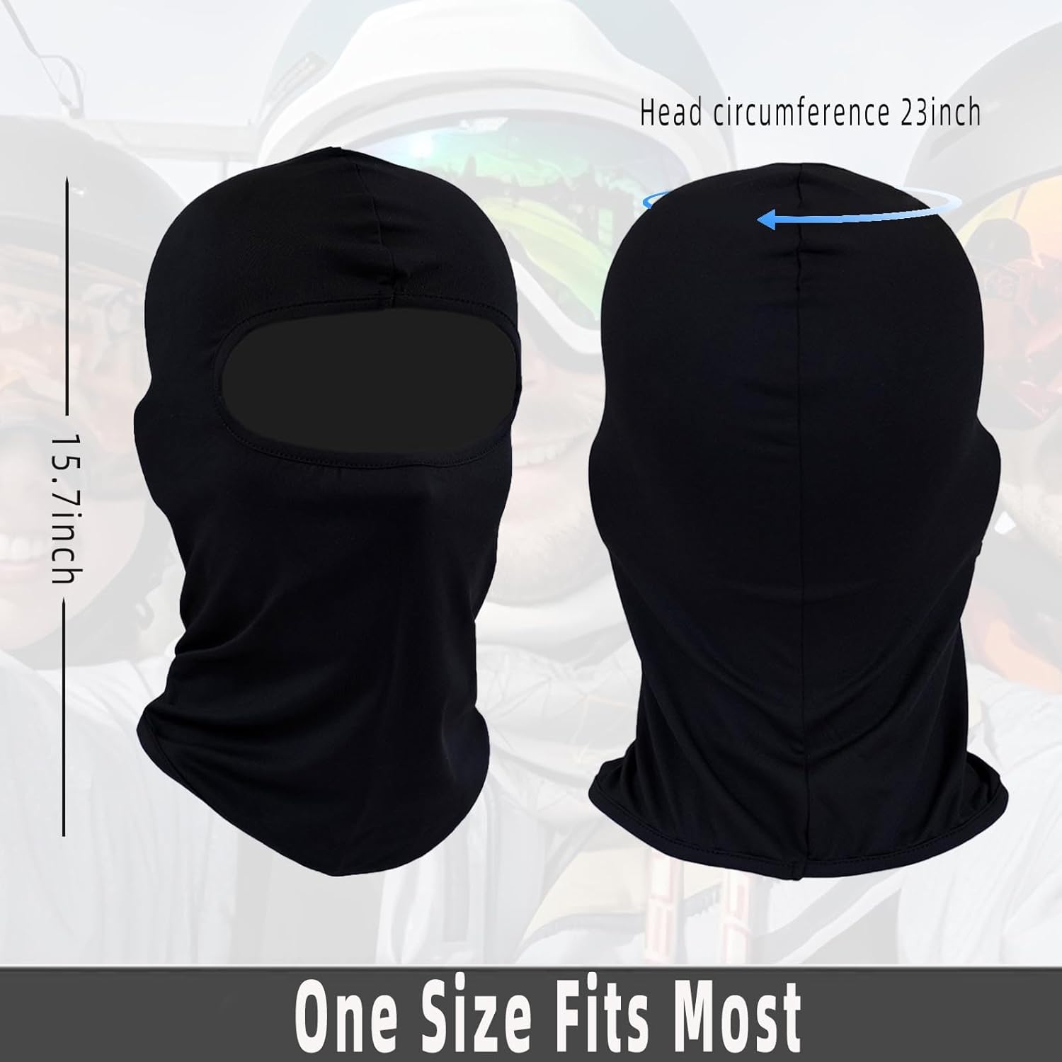 4-Piece Balaclava Ski Face Mask