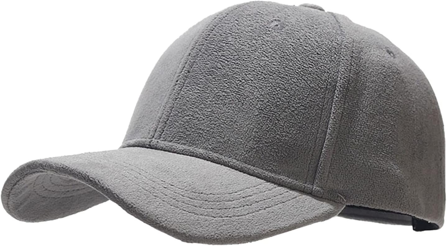 Adjustable Faux Suede Baseball Cap