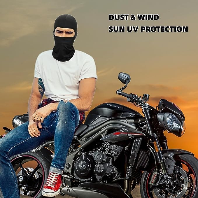 6-Piece Timer-Free Balaclava Face Mask for Outdoor Sports