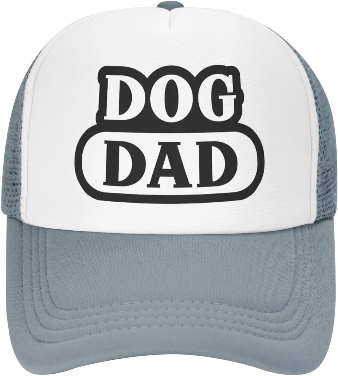 YGXZ Dog Dad Funny Baseball Cap Adjustable Hat for Men Women Gray