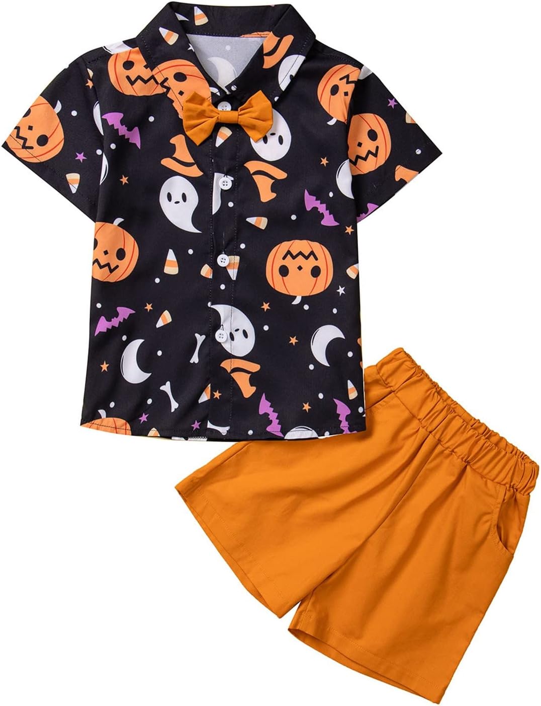 Cute Halloween Toddler Boys Girls Sweatshirt Set