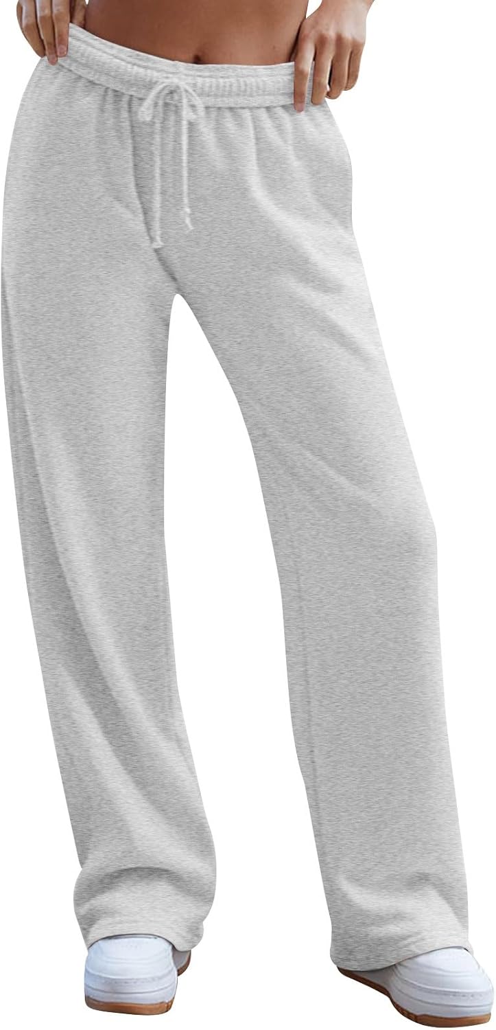 Wide Leg Workout Sweatpants Women