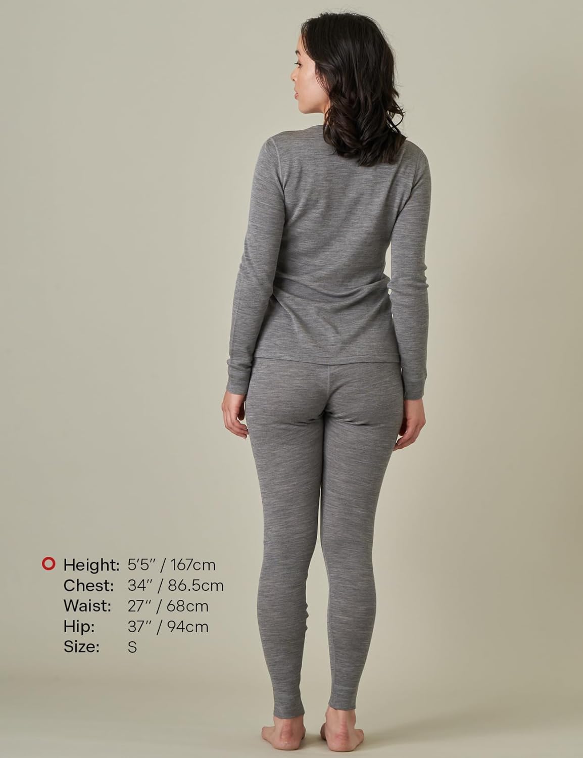 LAPASA Womens Merino Wool Thermal Underwear Set