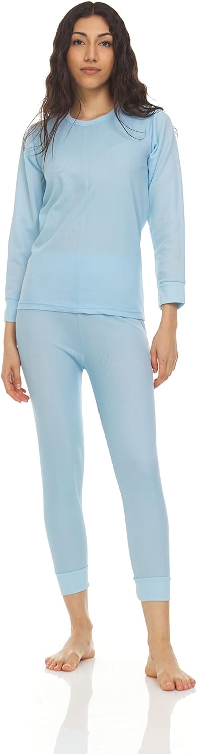 Thermal sets for women- soft breathable and warm premium cotton-poly blend