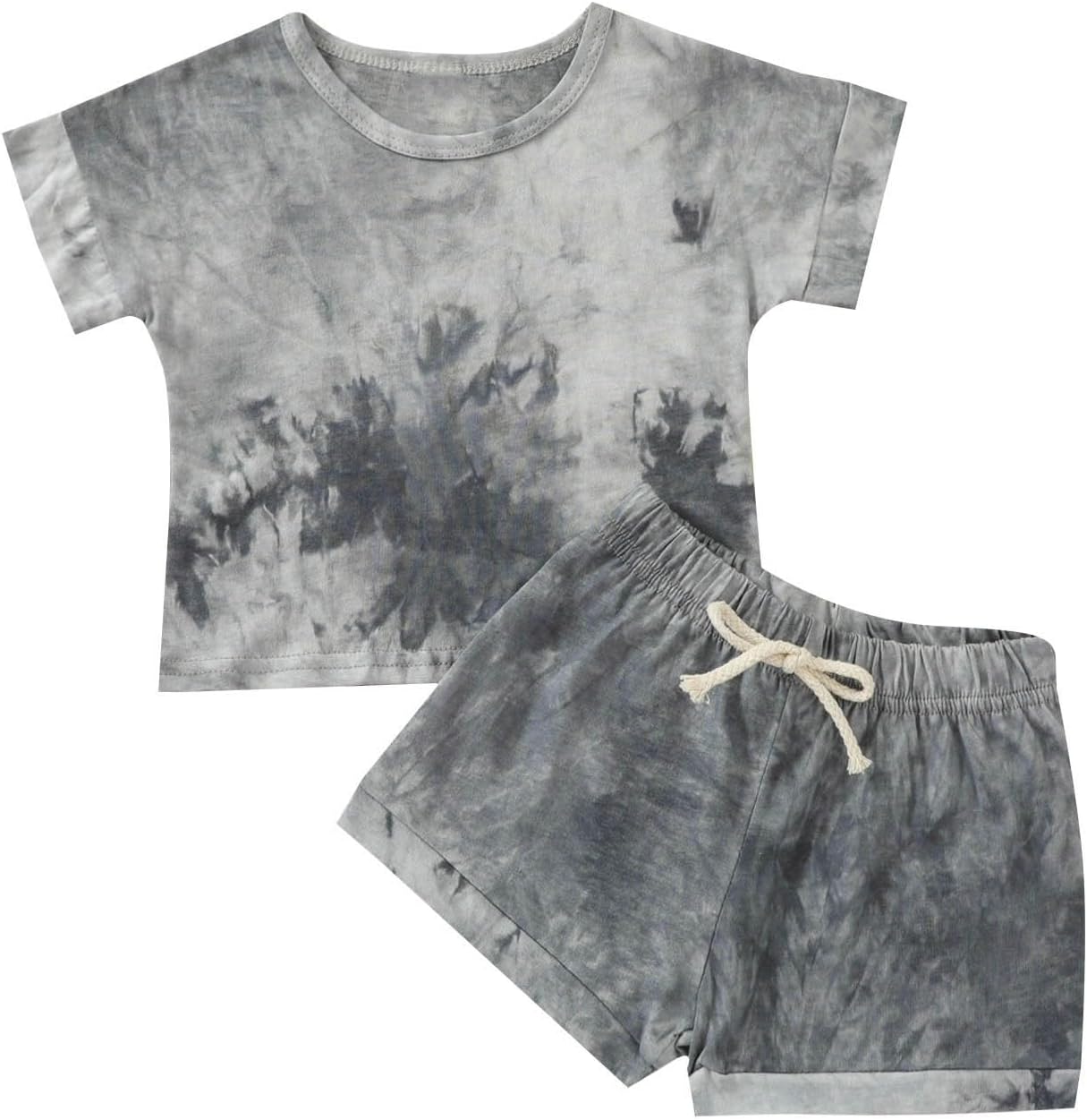 Cool Tie-Dye Summer Set for Baby Boys