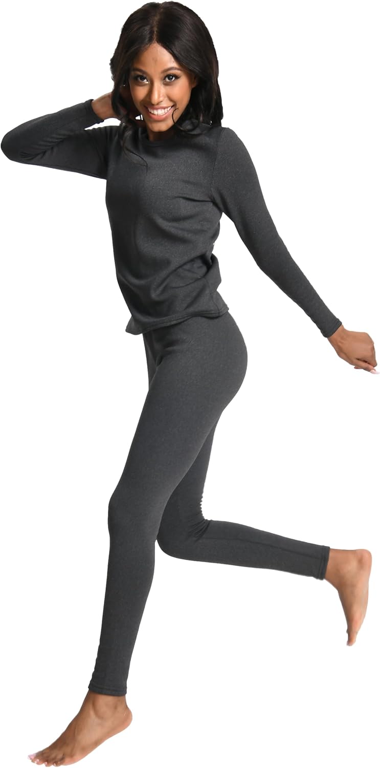 Warm and Comfortable Thermal Set for Women - Heavyweight Fleece Lined Basis