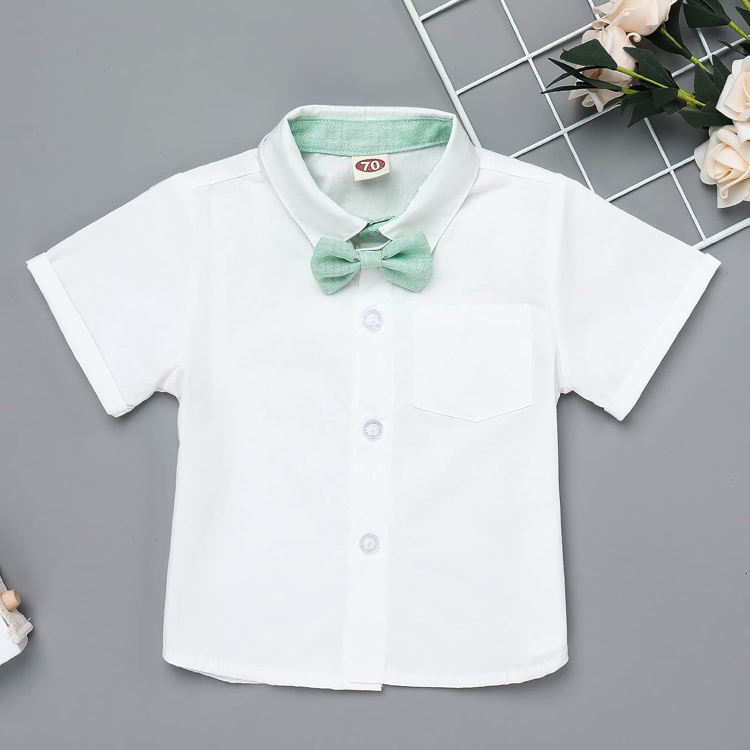 Elegant Baby Boys Tuxedo Formal Suit Set
