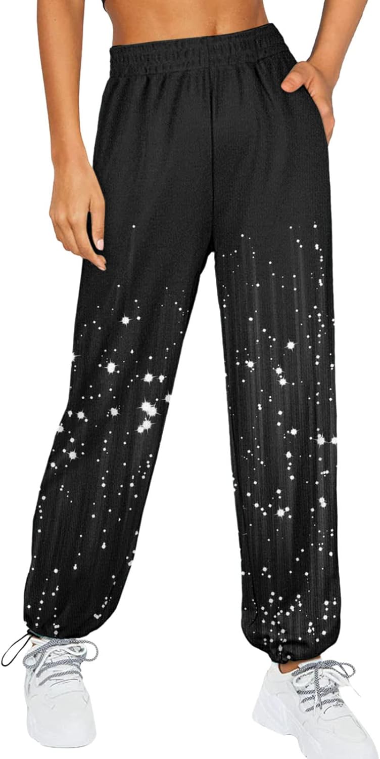 Premium Womens Baggy Cinch Bottom Sweatpants