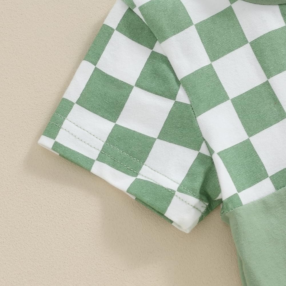 Cool summer outfit for boys Soft cotton clothes set