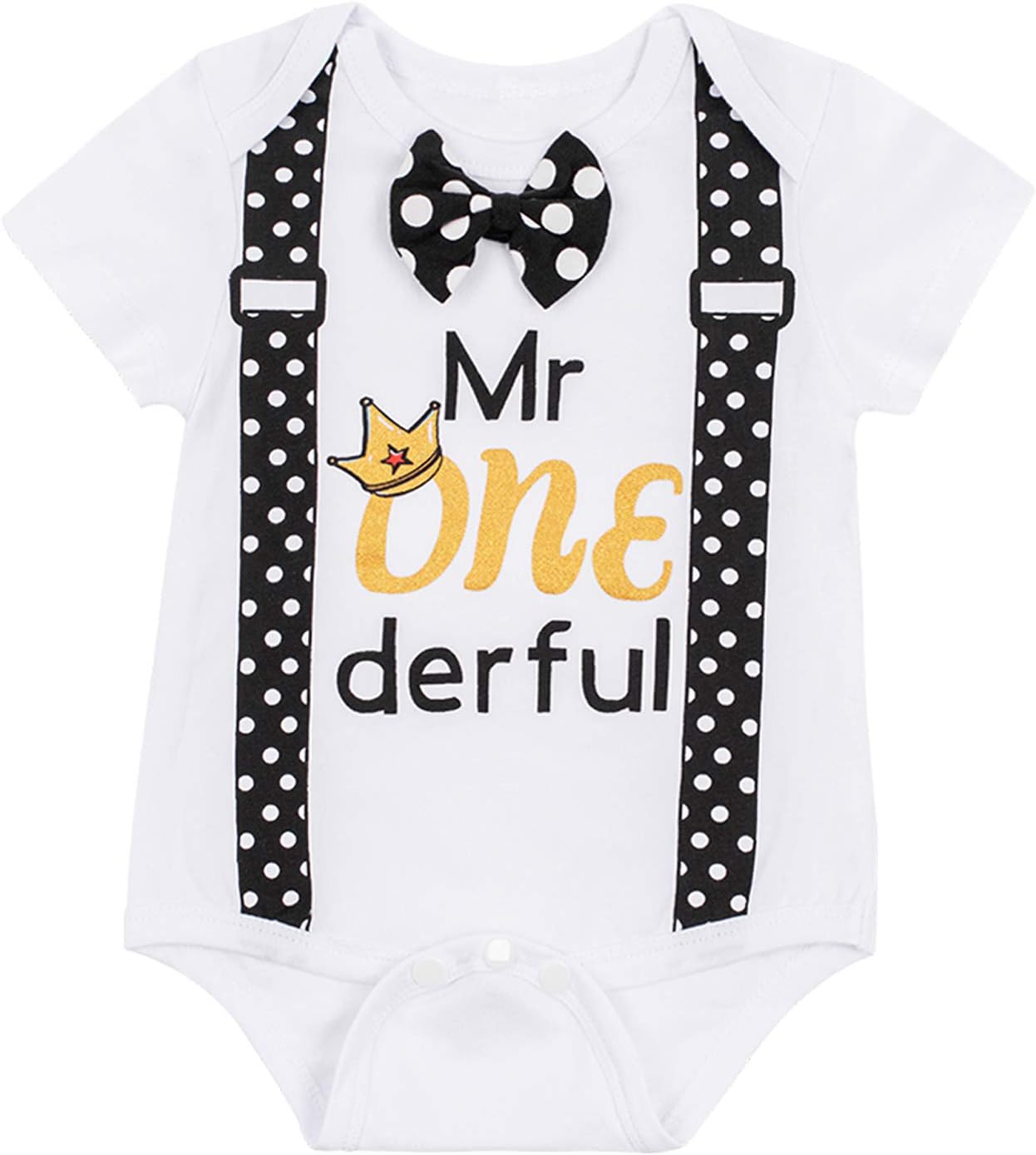 LENSOUS Baby First Birthday Outfit Set