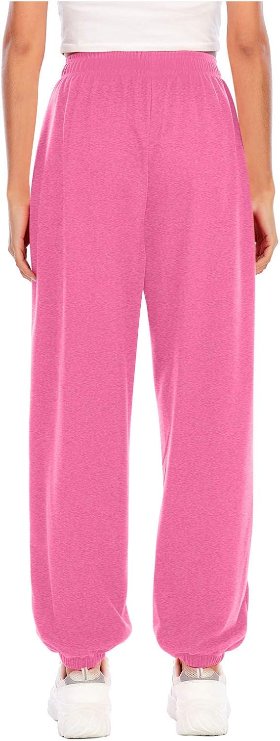 sdbrld Women Sweatpants Y2K Style High Waist Joggers
