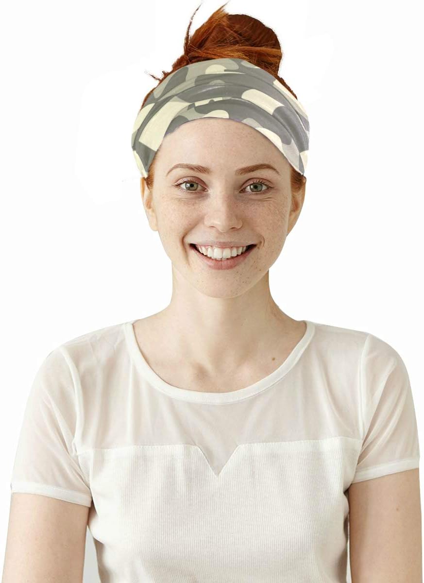 My Little Nest Unisex Camouflage Face Cover Balaclava Headband
