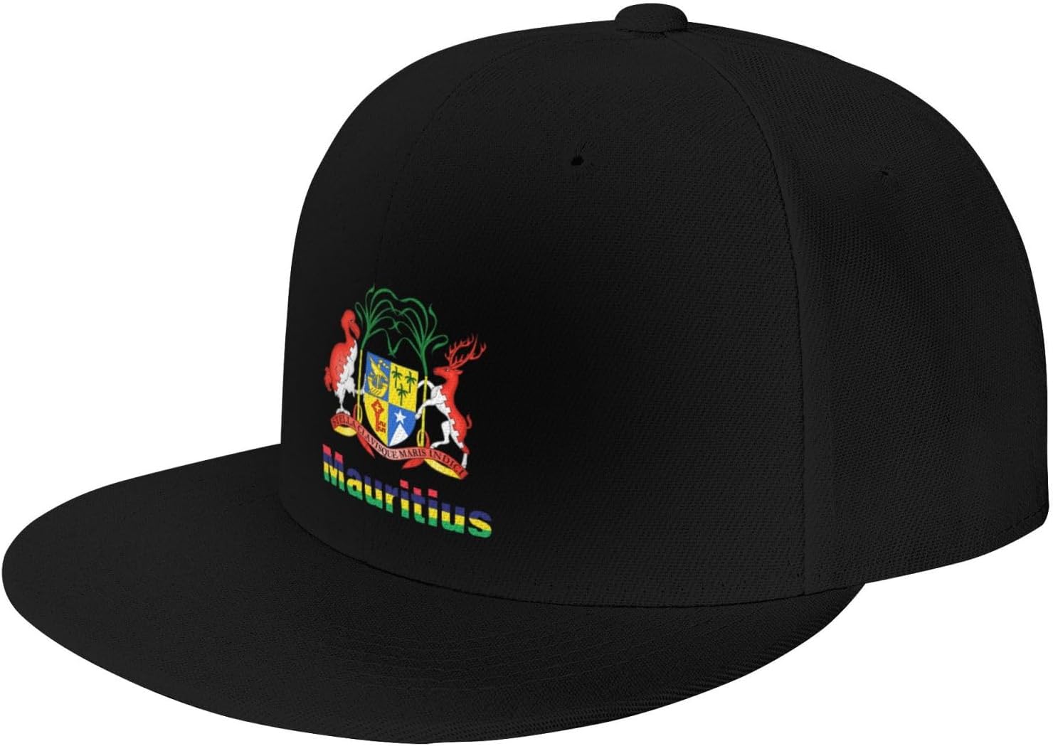 National Emblem Flat Bill Cap for Men Women