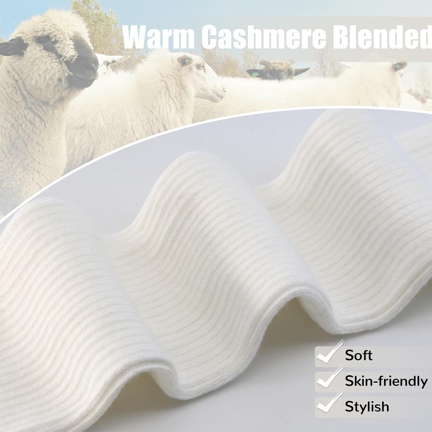 Warm Fingerless Arm Sleeves for Winter Keep Your Arms Naturally Stylized