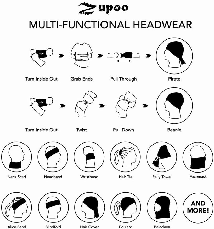 Sun Protection Multi-Use Headband