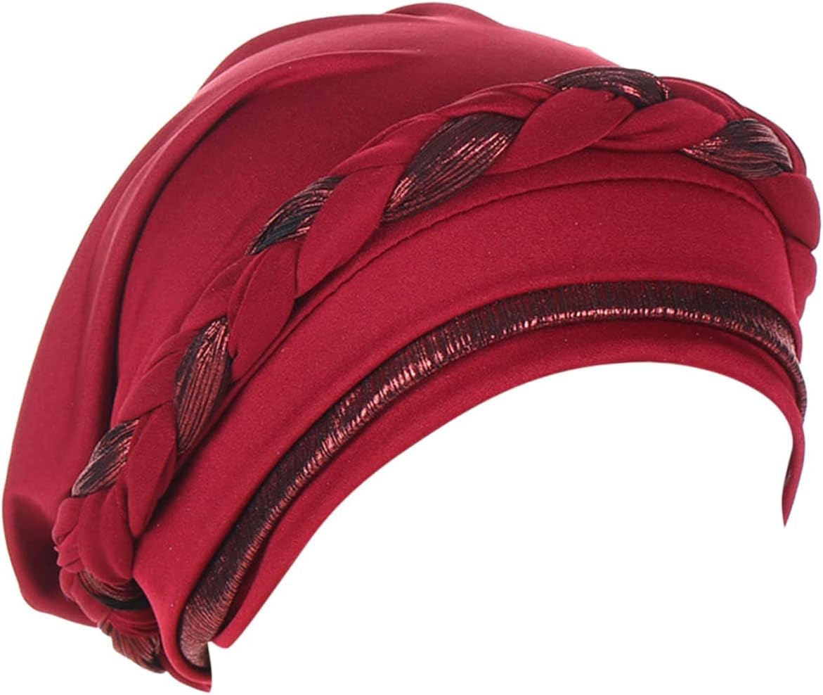 Soft African Pattern Turban Beanie for Women Girls