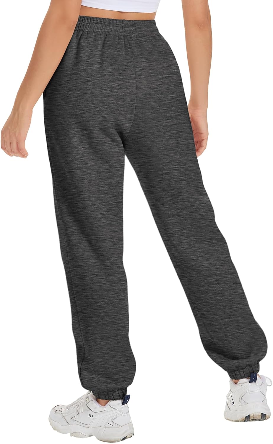 ATHMILE Womens Cozy Fleece Pocketed Sweatpants for Winter