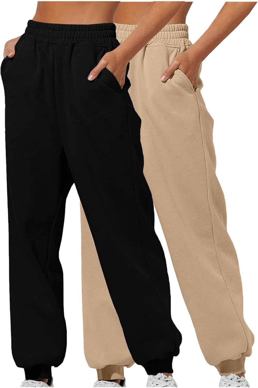 Generic 2-Piece Comfortable Yoga JoggerTee for Women