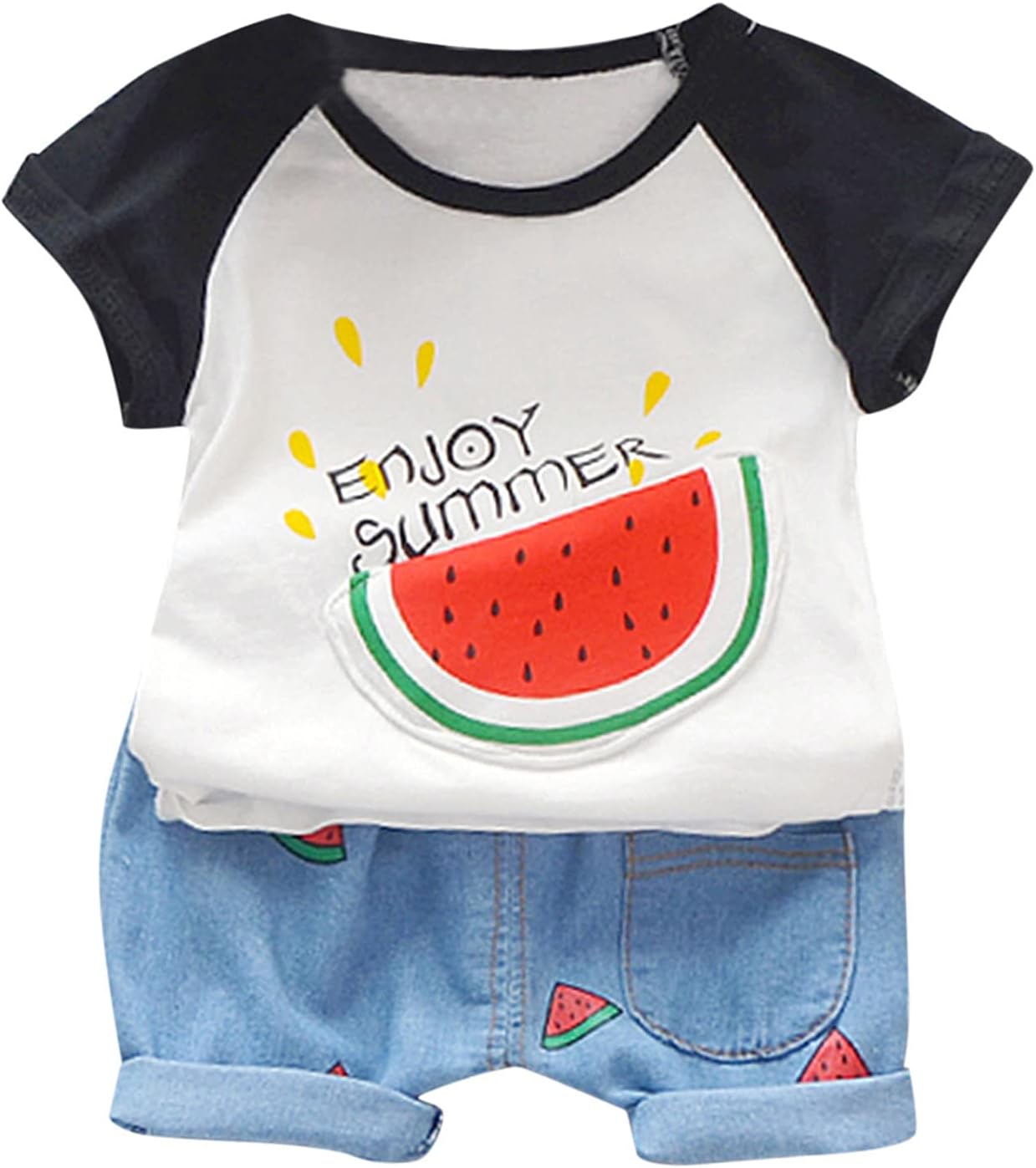 Baby Boy Girl Shirt Shorts Set