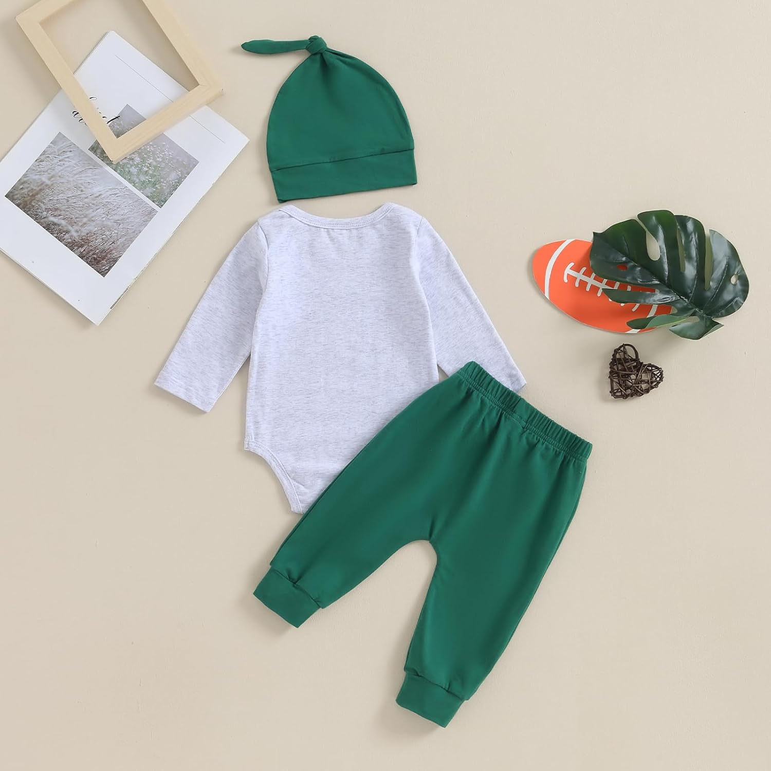 Newborn Boy Football Outfit Set