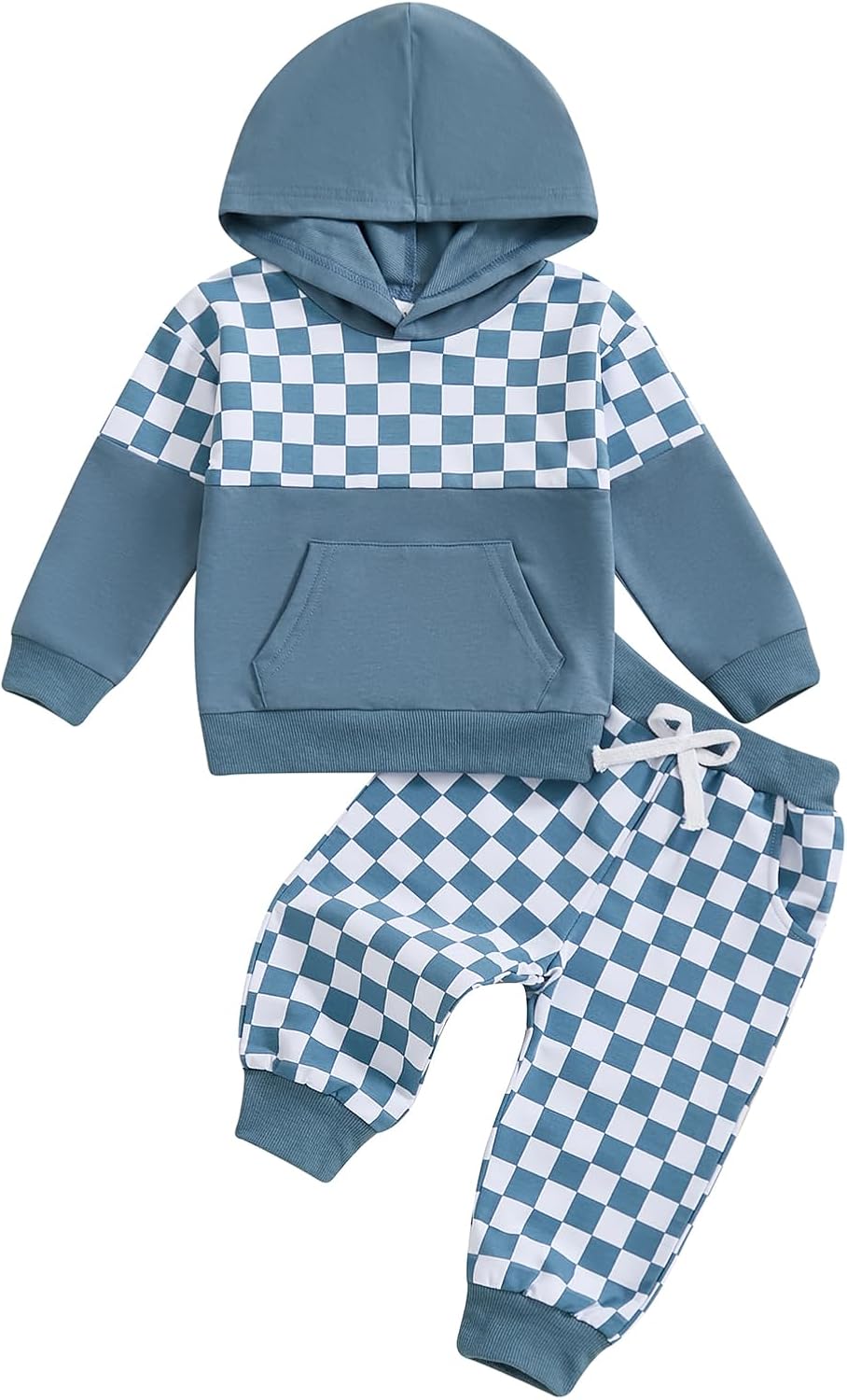 Custum toddler boys fall winter hoodie sweatshirt set