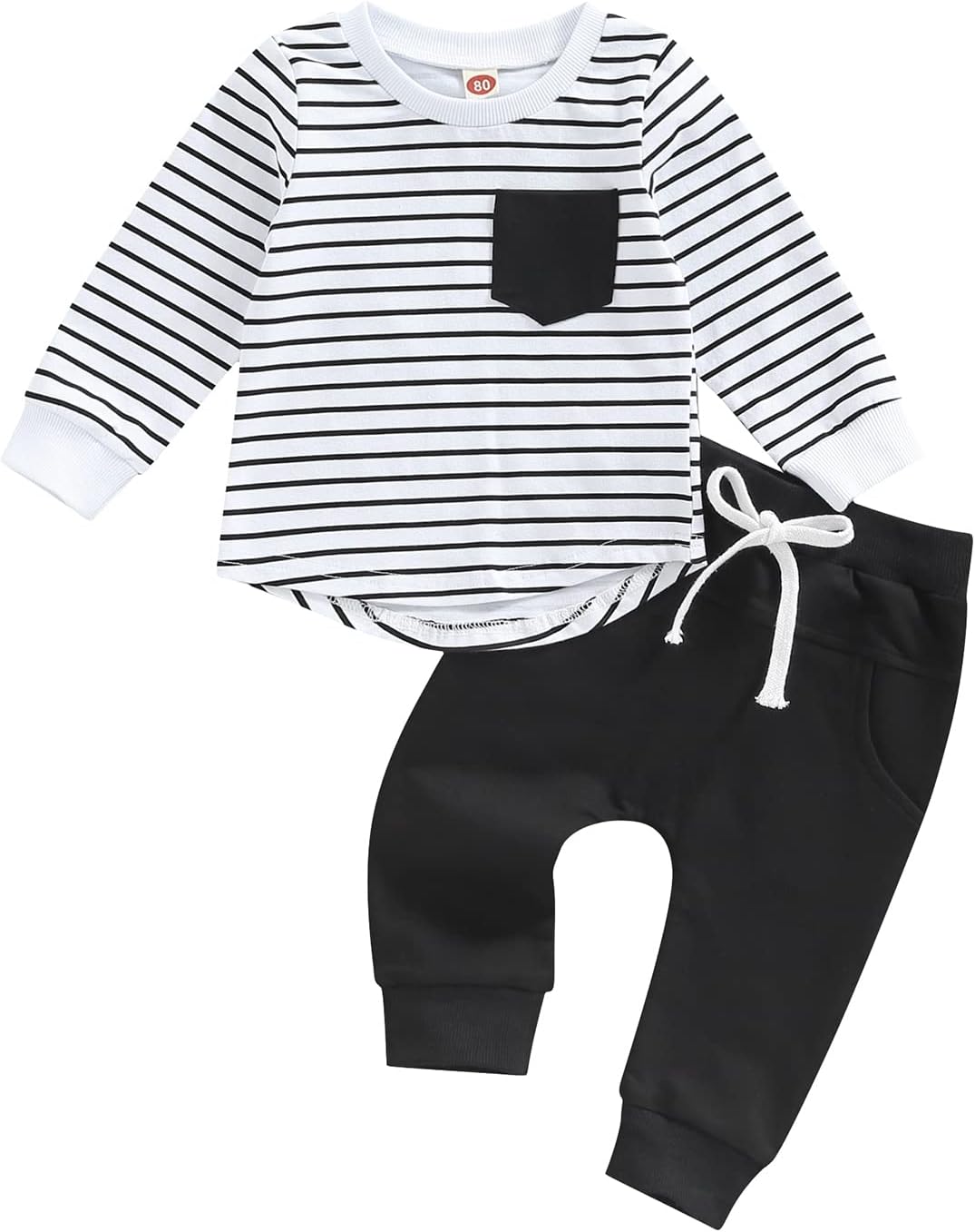 Sol Long Sleeve Striped Baby Boy Outfit