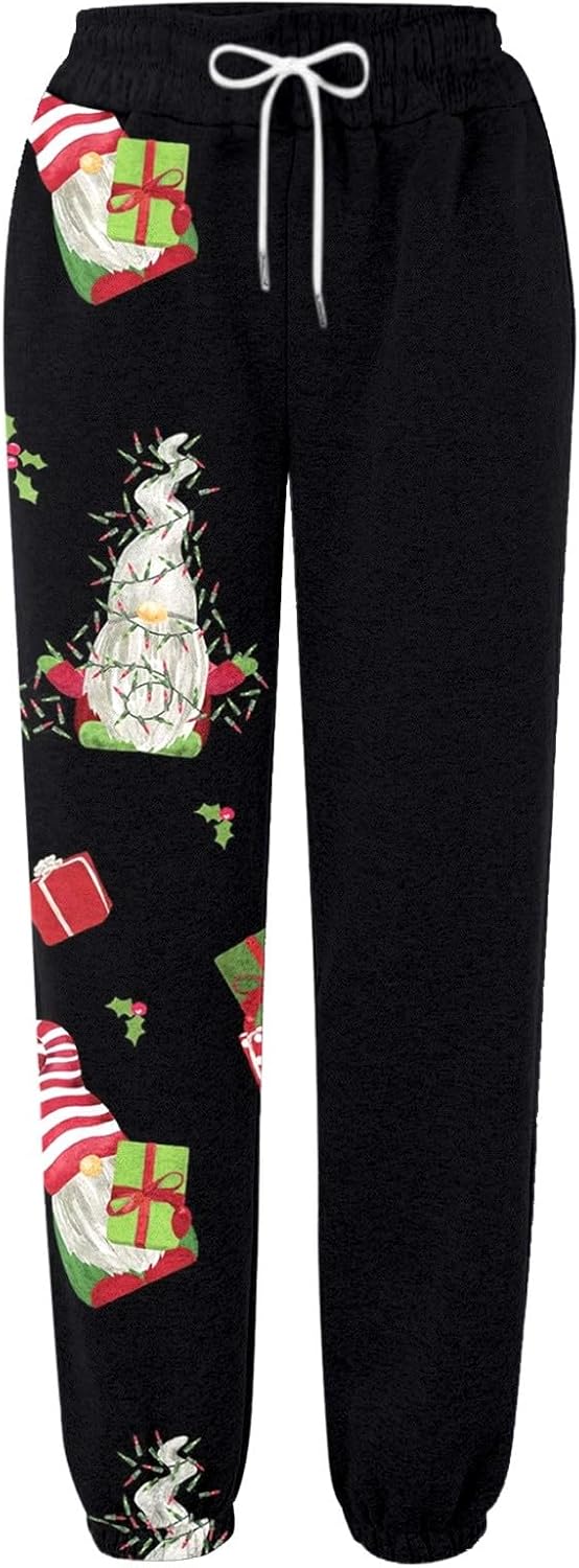 Rvidbe Womens Cozy Christmas Pants