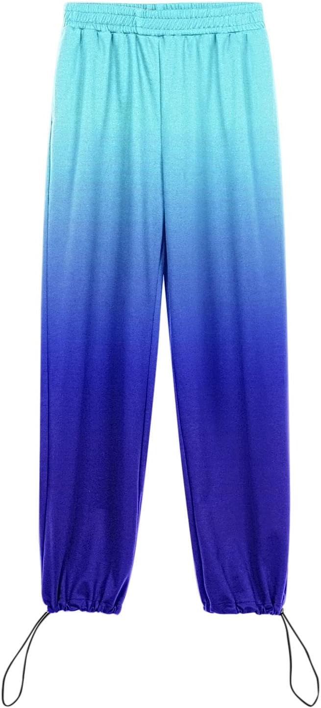 sdbrld Grey Baggy High Waisted Sweatpant for Women