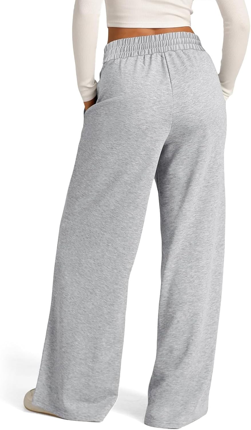 Rikbuig Wide Leg Sweatpants Women Y2K Joggers with Pockets