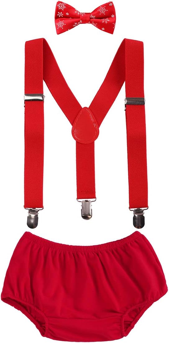 OwlFay Toddler Boys 3PC Cake Smash Outfit