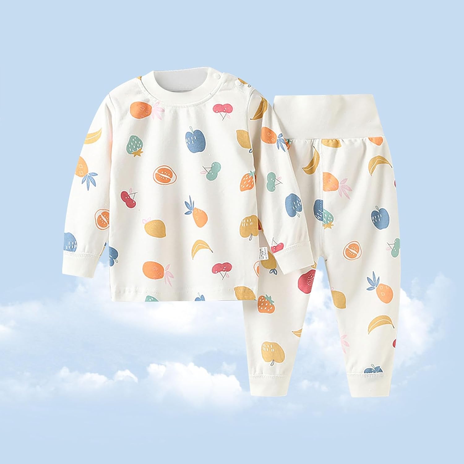 Elephant Housewear Set Stretch Pullover Top Pants for Toddler