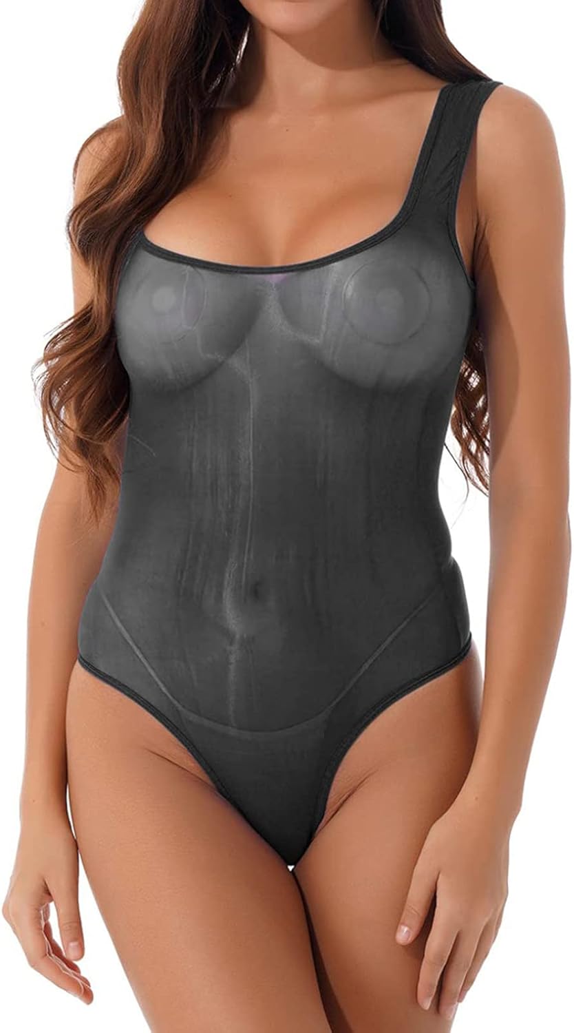 Womens Sexy Lingerie Sets with Cutout 2 Piece Bodysuit