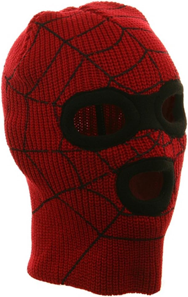 Broner Super Hero Spiderman Ski Mask Red