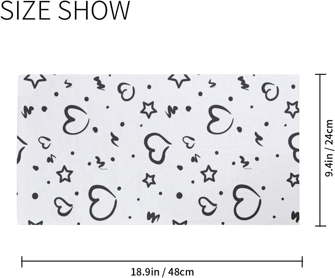 Stylish Unique Balaclava Face Mask for Men Women Kids - Star Heart Design