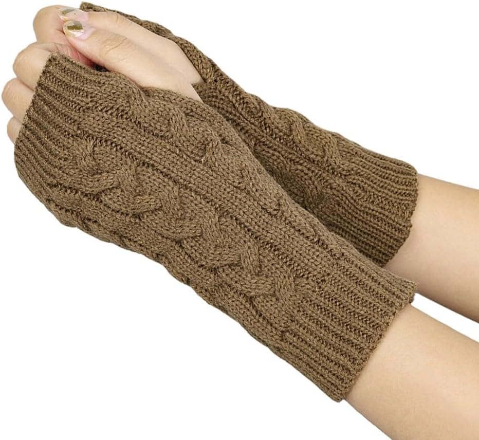 Cold-Weather Fingerless Knit Gloves iHreesy - Your Partner in Fashion Function