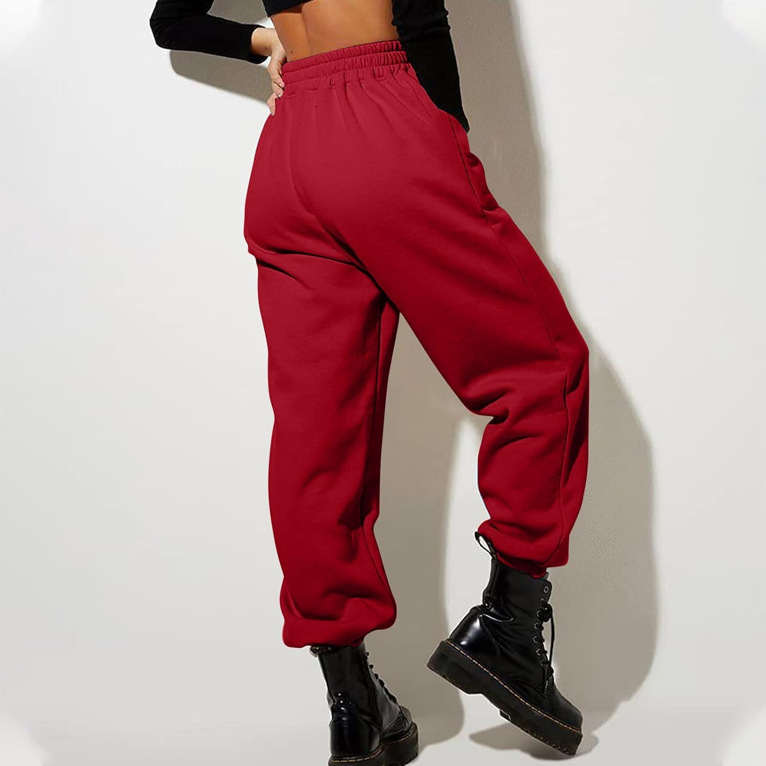 Vibrant Plus Size Workout Joggers - Premium Luxury