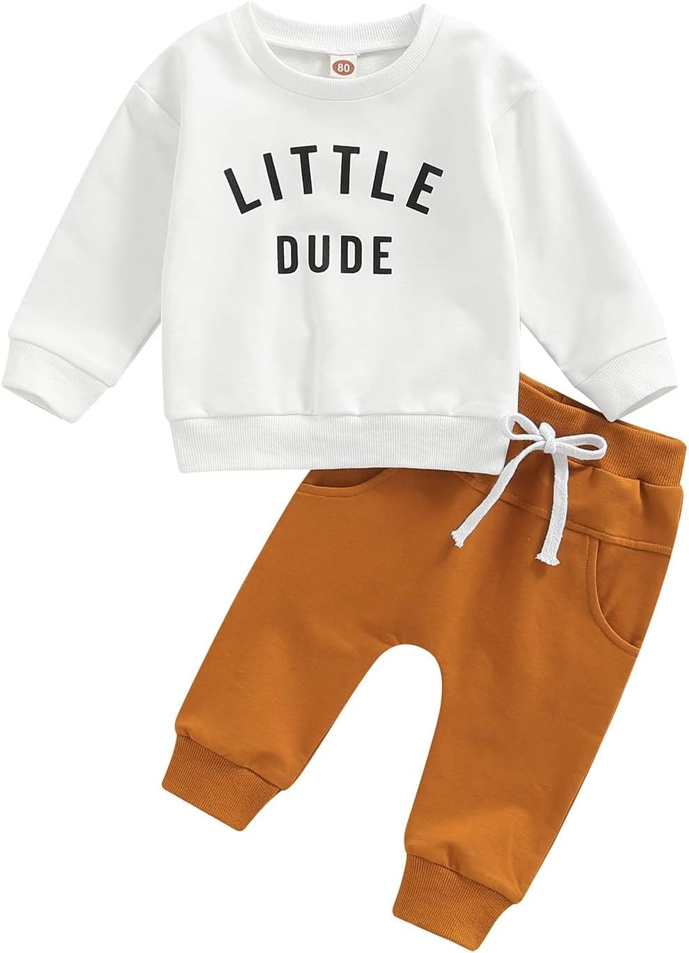 Murnouche Toddler Fall Winter 2Pcs Sweatshirt Pants Set