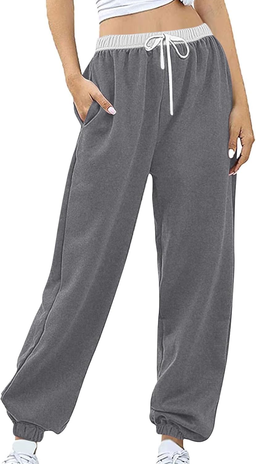 Casual High Waist Sweatpants Women Gymnastics Joggers Trendy and Comfortable Qgaomye