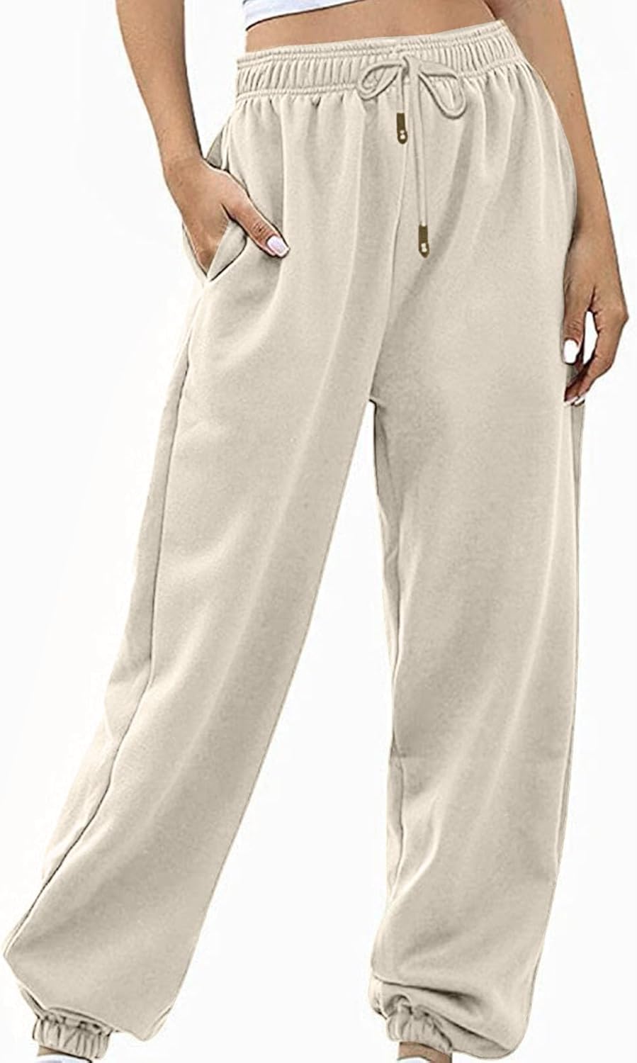 Cinch Bottom Trendy Plus Size Womens Active Joggers