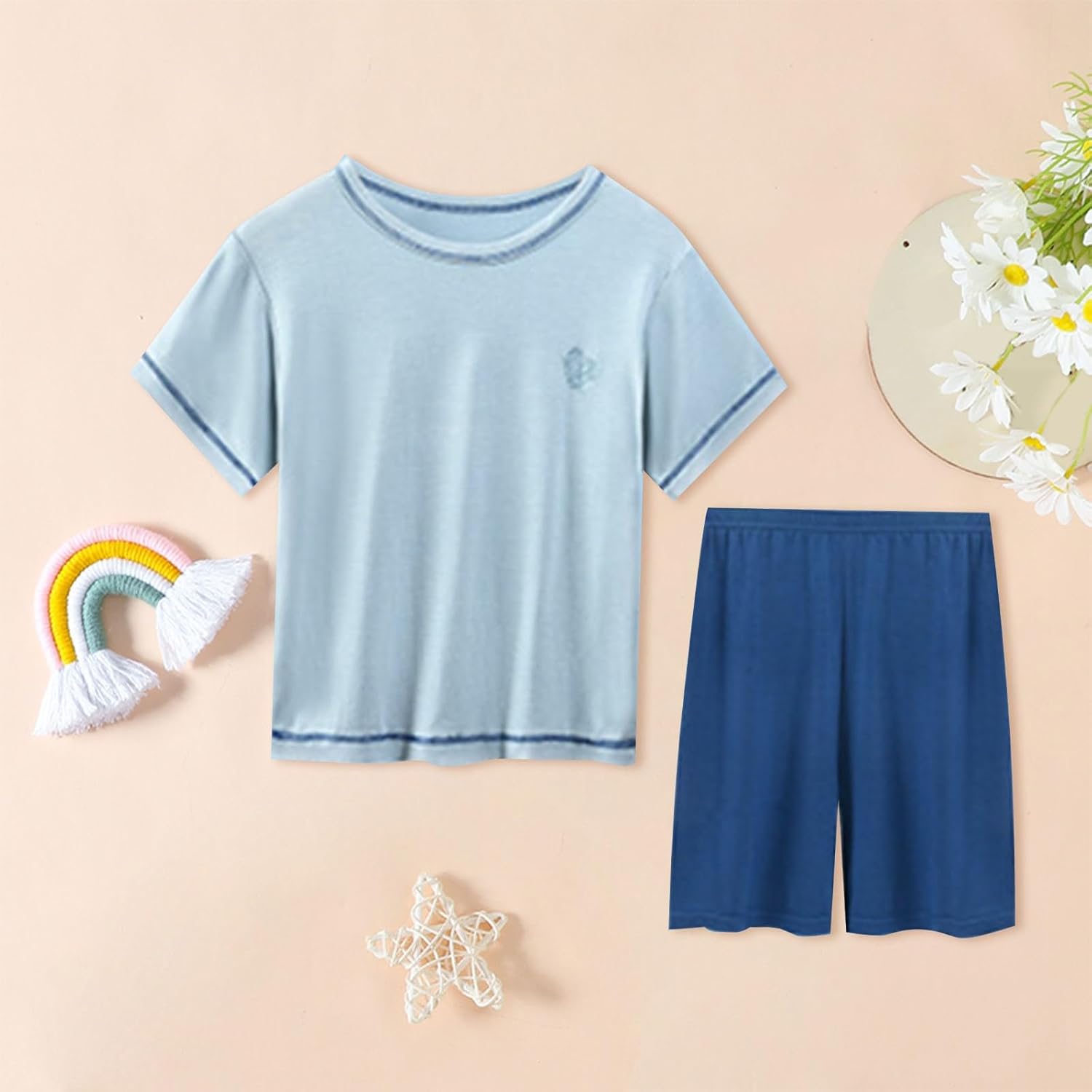 Moonker Toddler Boys and Girls Short Sets