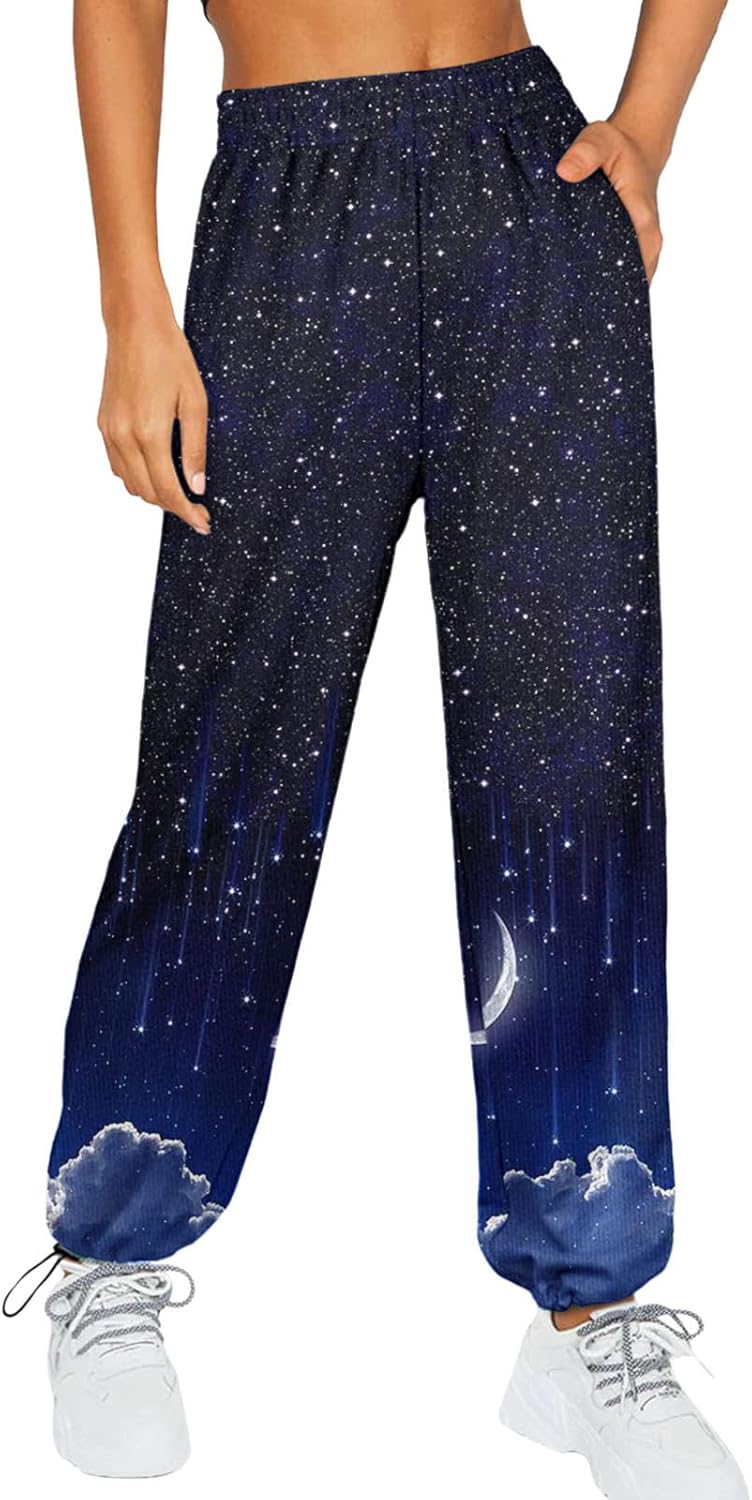 Stylish Womens High-Waisted petite Sweatpants for Workout Daily Use