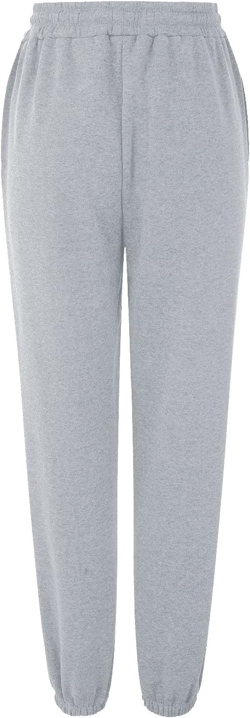 Womens Baggy High Waisted Sweatpants with Pockets