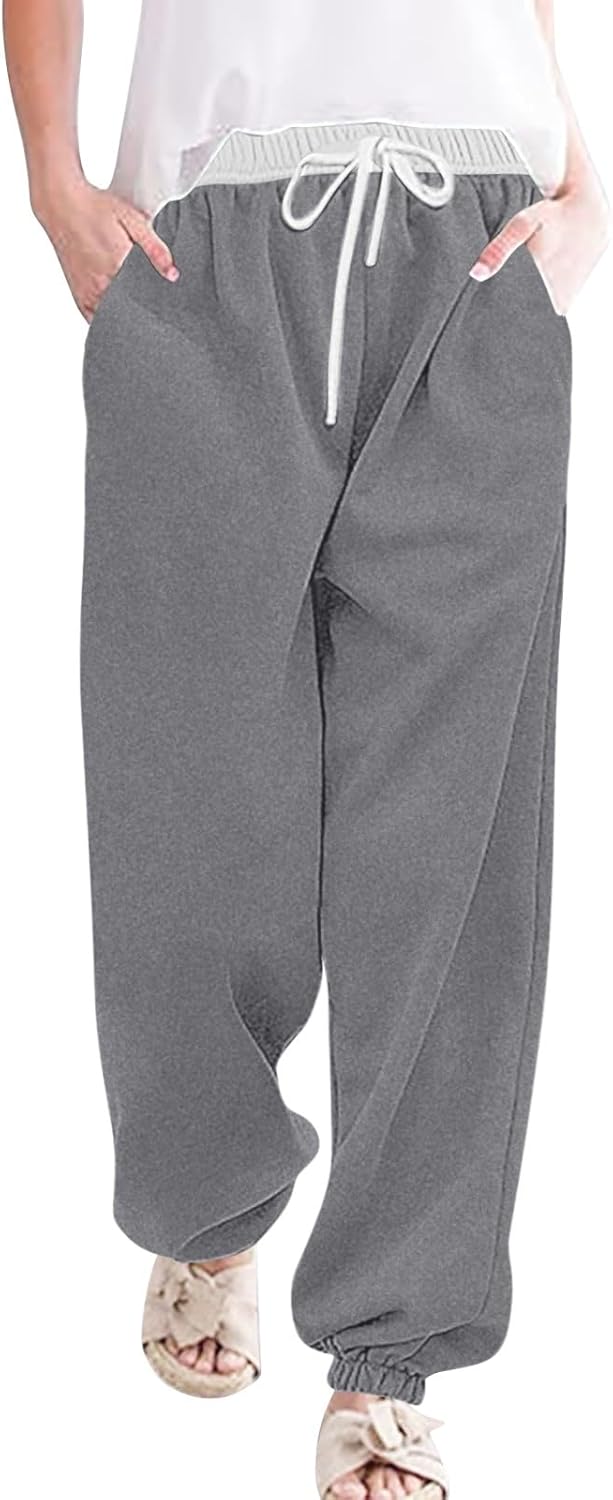 Casual High Waist Sweatpants Women Gymnastics Joggers Trendy and Comfortable Qgaomye